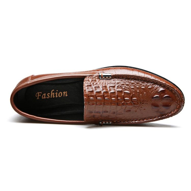 Slip-on Low-cut Superior Liso Redondo Toe Thin Shoes Oxfords Masculinos