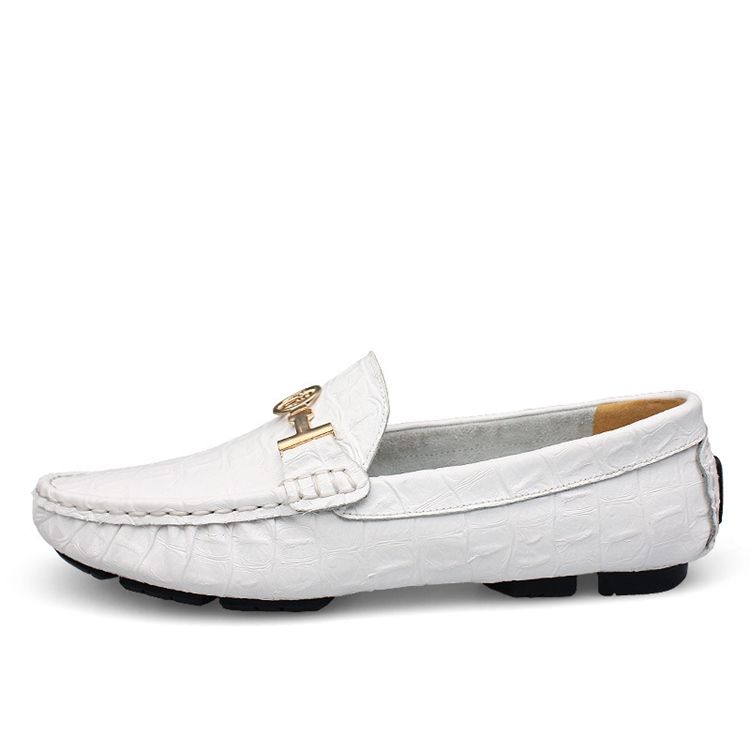 Mocassins De Lantejoula Redondo Toe Masculino