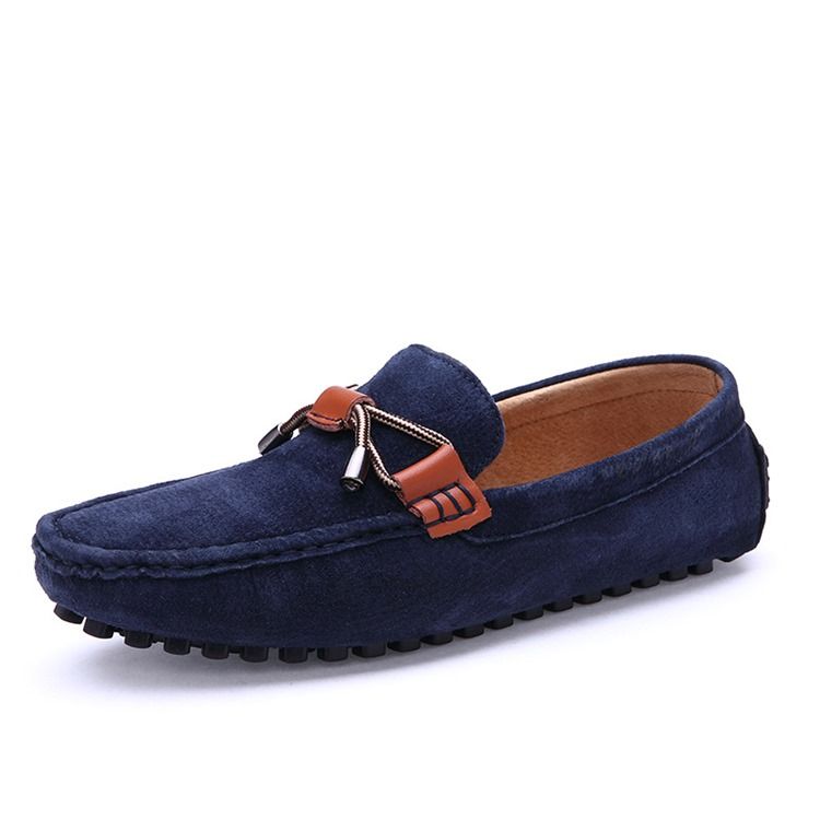 Mocassins Masculinos Lisos E Decotados.