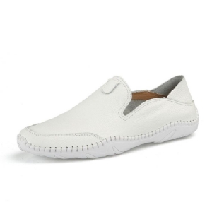 Mocassins De Pu Slip-on Round Toe Masculino Confortáveis