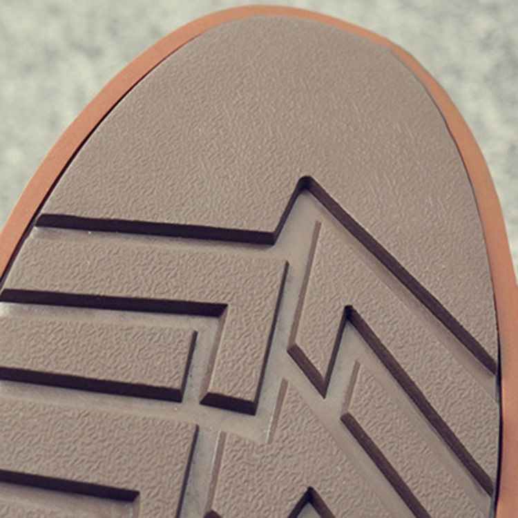 Pu Oco Redondo Dedo Do Pé Redondo Com Cordões Sapatos Confortáveis Masculinos