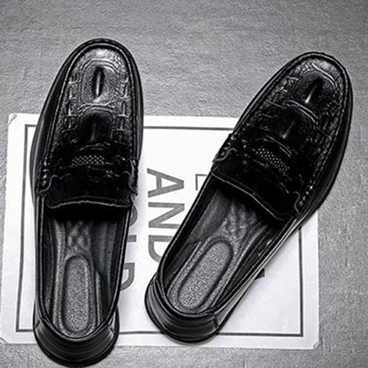 Pu Slip-on Low-cut Upper Calçado Casual Masculino