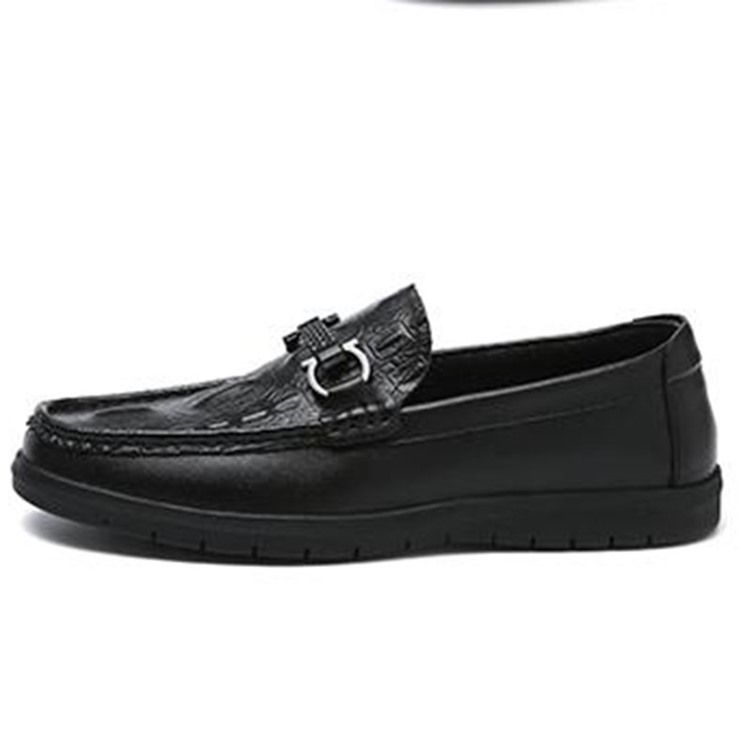 Pu Slip-on Low-cut Upper Calçado Casual Masculino