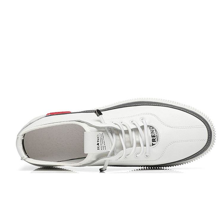 Pu Slip-on Round Toe Calçados Esportivos Masculinos