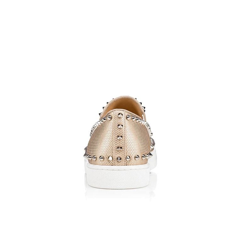 Rebites Slip-on Round Toe Sapatos Masculinos