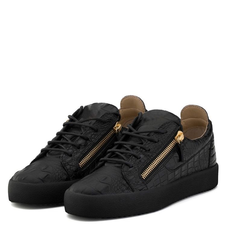 Sapatos Casuais Masculinos Com Zíper Liso Com Cordões