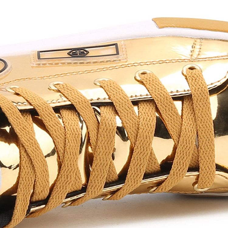 Sapatos De Skate Masculinos Com Cordões De Cordão