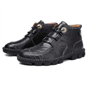 Sapatos De Trabalho Masculinos Com Cordões De Plumagem