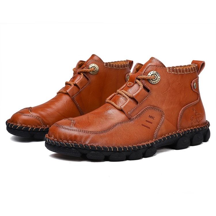 Sapatos De Trabalho Masculinos Com Cordões De Plumagem