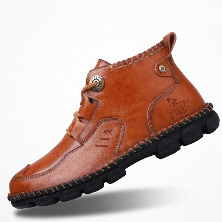 Sapatos De Trabalho Masculinos Com Cordões De Plumagem