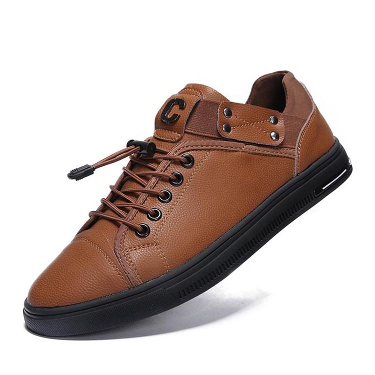 Tênis Elástico Liso Masculino Para Skate