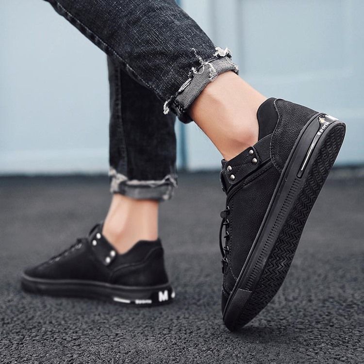 Tênis Elástico Liso Masculino Para Skate