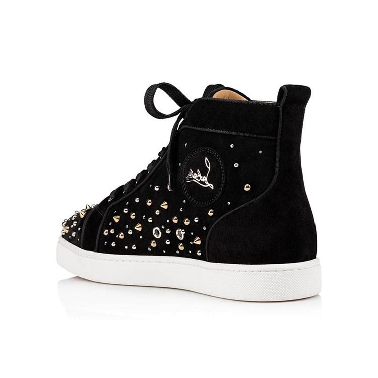 Tênis De Skate Masculino Com Rebite Simples Com Cordões Redondos