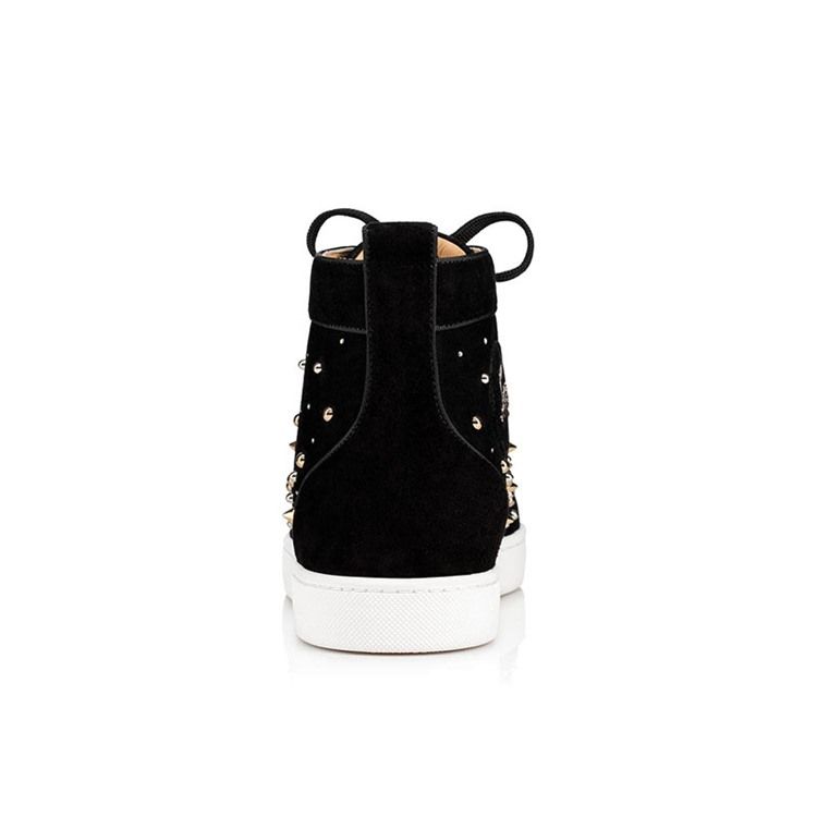 Tênis De Skate Masculino Com Rebite Simples Com Cordões Redondos