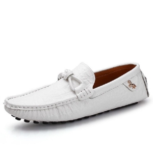 Toe Redondo Simples Slip-on Calçados Casuais Masculinos
