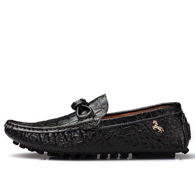 Toe Redondo Simples Slip-on Calçados Casuais Masculinos