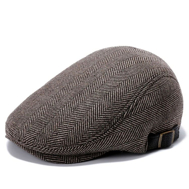 Boina Masculina Bonés Simples Europeus De Inverno