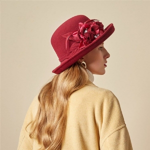 Bonés 3d Femininos Simples Britânicos De Inverno