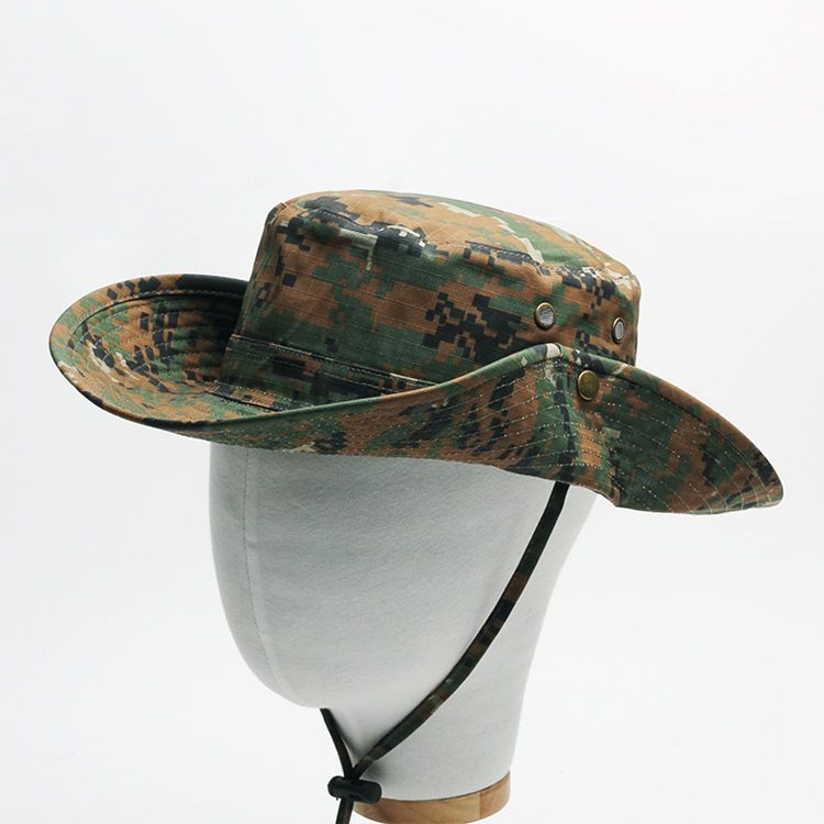 Chapéu De Balde Com Padrão De Camuflagem Masculina