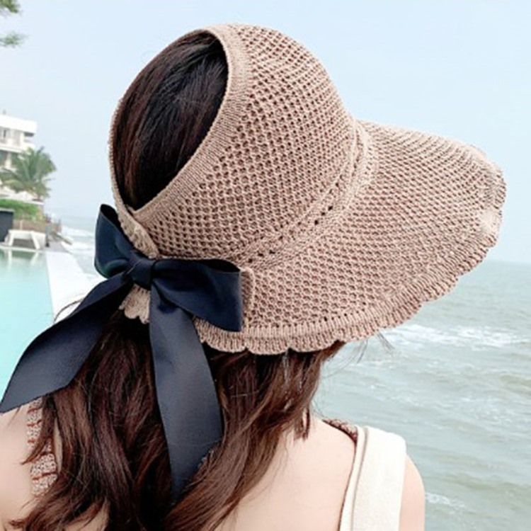 Chapéu Bowknot Sweet Plain Outono Feminino