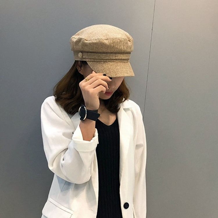 Chapéu Feminino Casual Militar De Verão