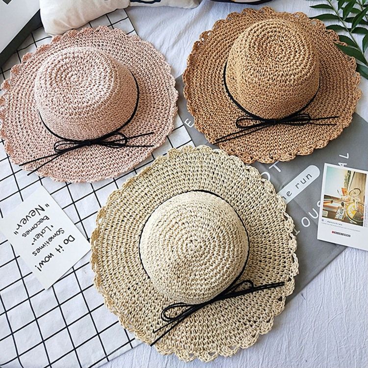 Chapéu Feminino Sweet Riband Hollow Fall Plain