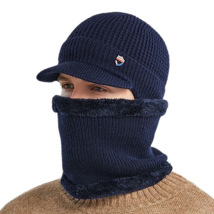 Chapéu De Lã Masculino De Lã Tricotado Chapéus Lisos De Primavera