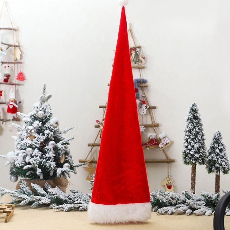 Chapéu Longo De Natal De Poliéster Feminino