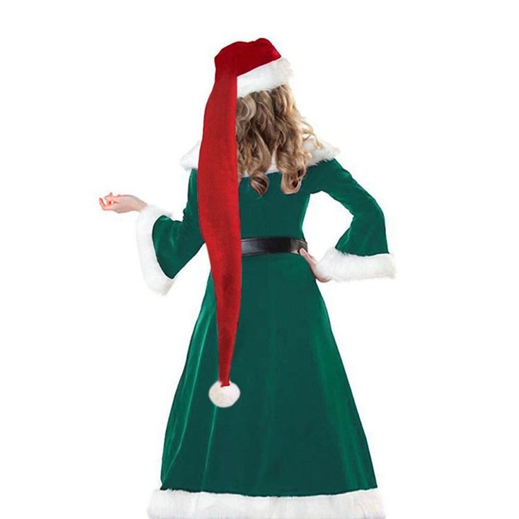 Chapéu Longo De Natal De Poliéster Feminino