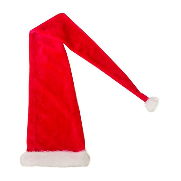 Chapéu Longo De Natal De Poliéster Feminino