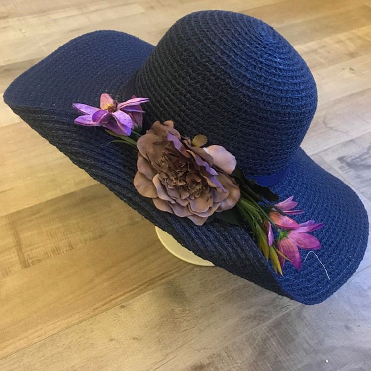 Chapéu De Palha Feminino De Férias