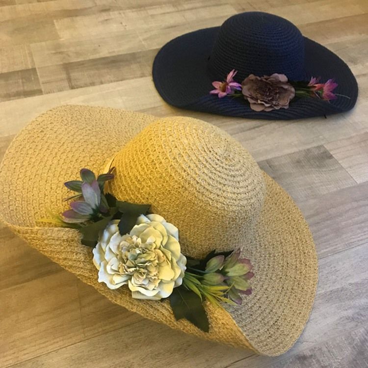 Chapéu De Palha Feminino De Férias