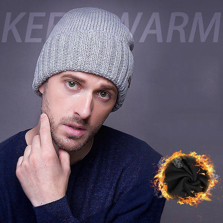 Chapéu De Pure Color Quente Masculino