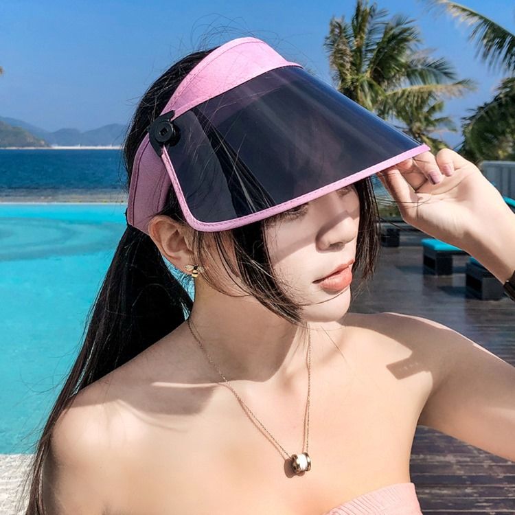 Chapéu De Sol Feminino Das Férias De Verão