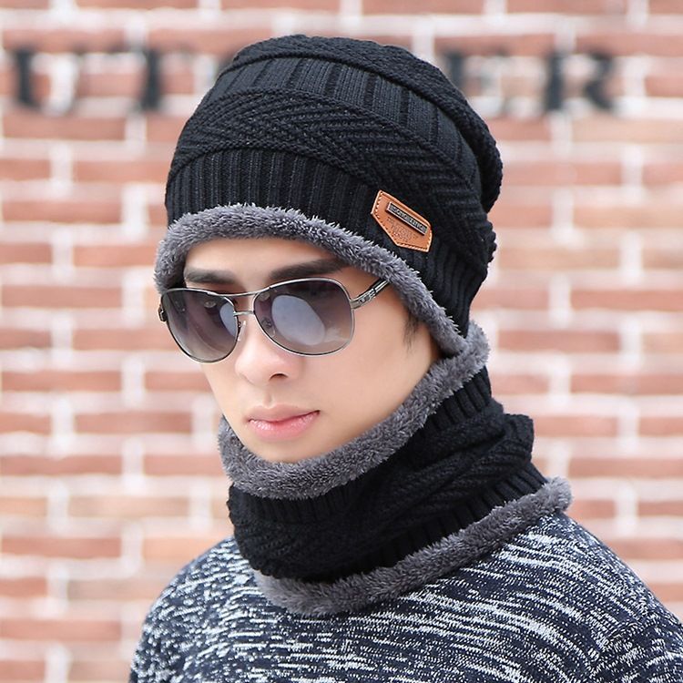 Chapéu De Tricô De Inverno Para Homens