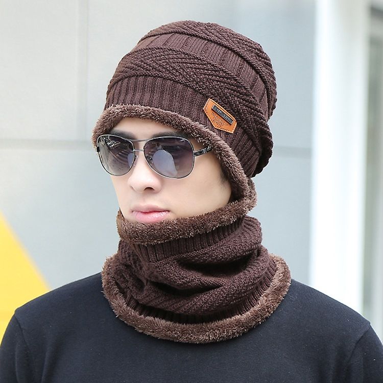 Chapéu De Tricô De Inverno Para Homens