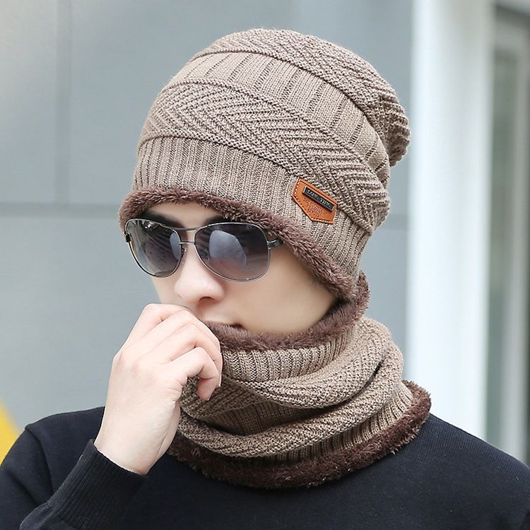 Chapéu De Tricô De Inverno Para Homens