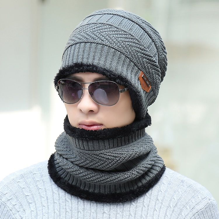 Chapéu De Tricô De Inverno Para Homens