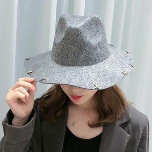 Chapéus Lisos De Inverno Com Balde Feminino