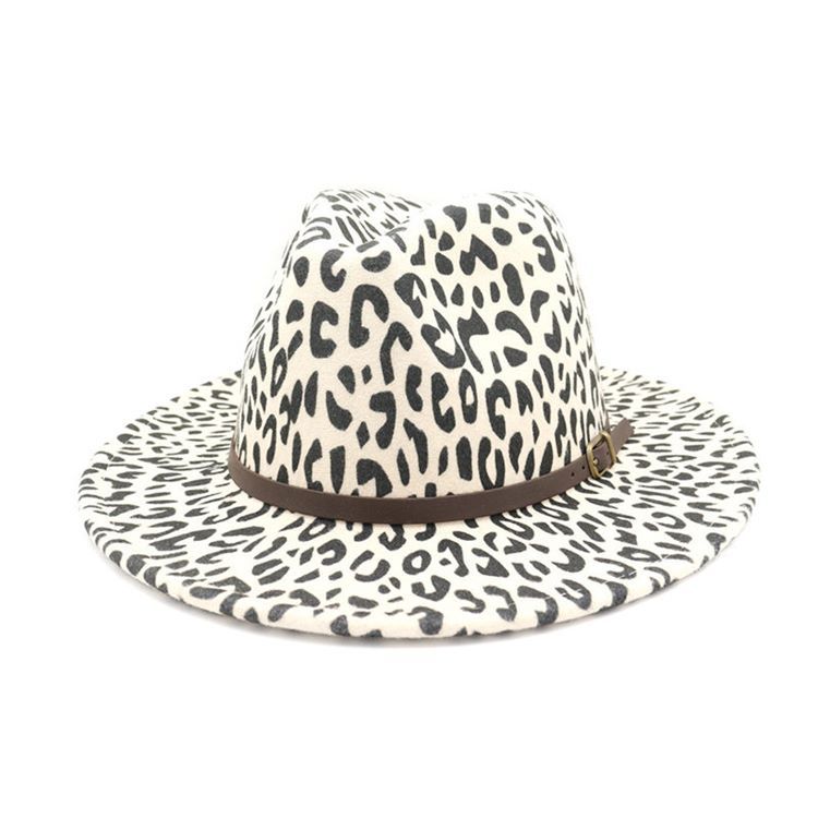 Chapéus De Outono Com Estampa Feminina De Leopardo