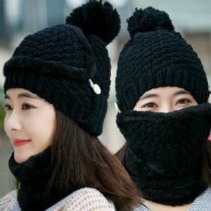 Conjunto De Chapéu De Inverno Para Mulheres