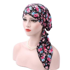Gorro Feminino Skullies Étnico Floral Summer Hat