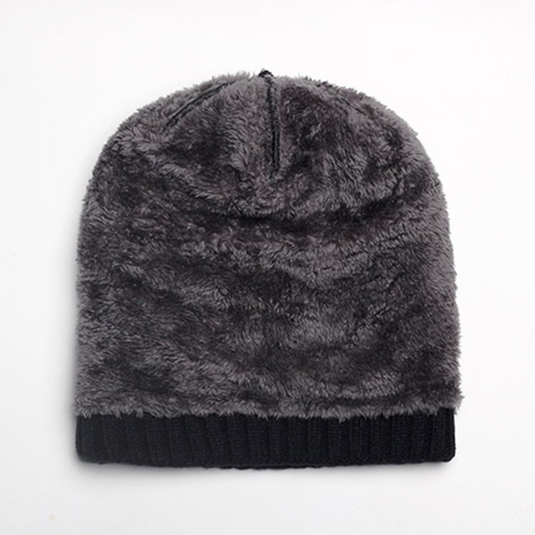 Gorro Quente Masculino Chapéu Simples Sem Aba