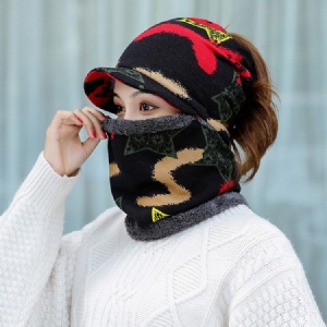 Skullies Gorros Femininos Chapéus De Inverno Xadrez Da Moda