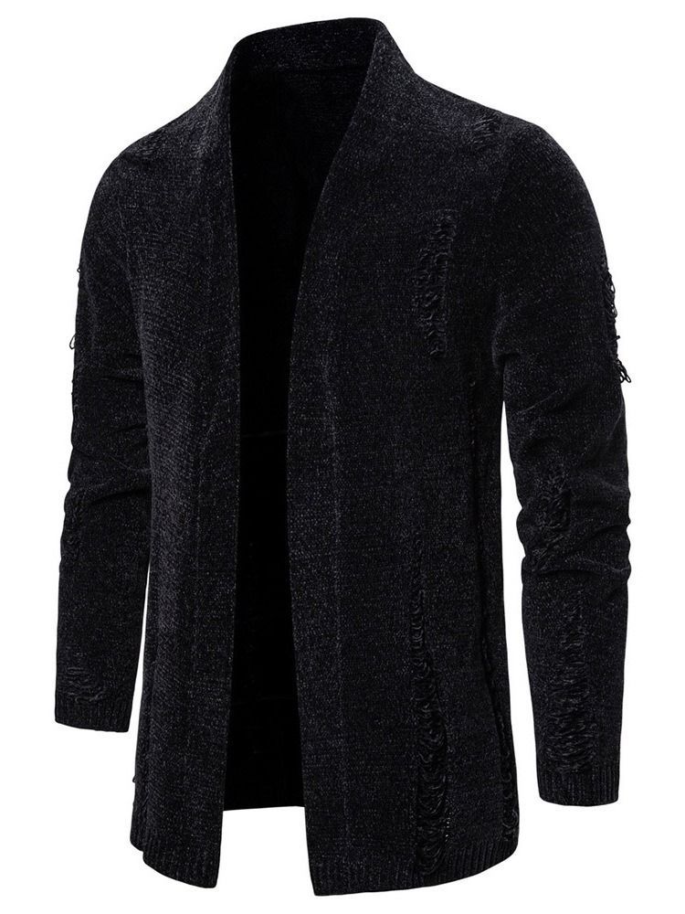 Suéter Masculino Normal Liso De Primavera