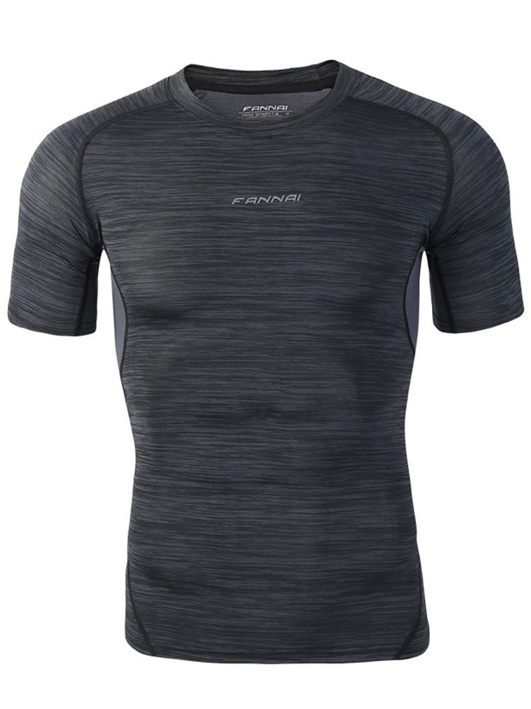 Camiseta Masculina Listrada Respirável Tops De Ciclismo Esportivo
