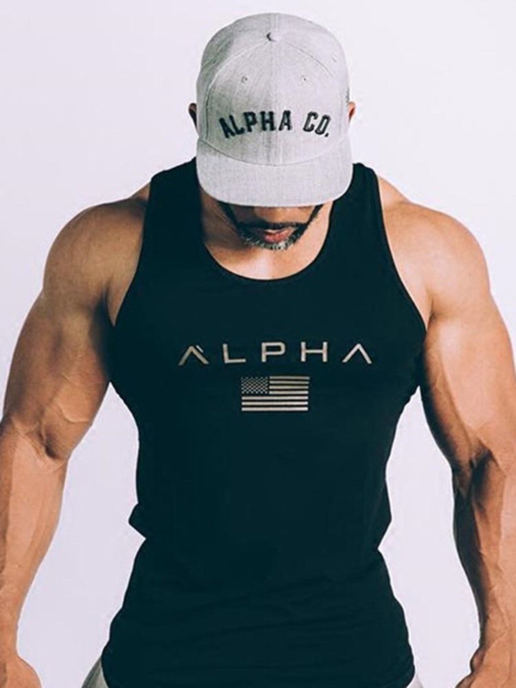 Camisola Masculina Sem Mangas Com Impressão De Cartas Esportivas Regatas Esportivas