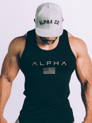 Camisola Masculina Sem Mangas Com Impressão De Cartas Esportivas Regatas Esportivas