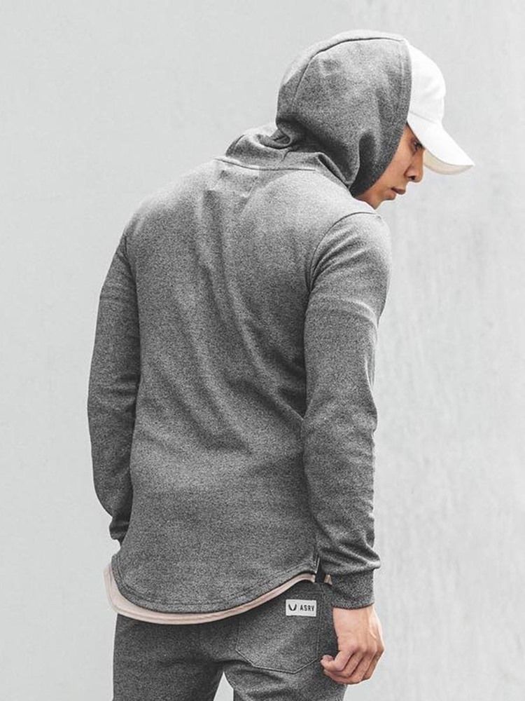 Camisolas Esportivas Com Capuz Estampado Camuflagem Masculina