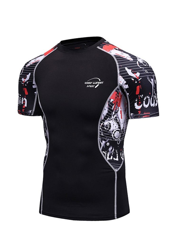 Carta Anti-fricção Masculina Pulôver Masculino Tops Esportivos